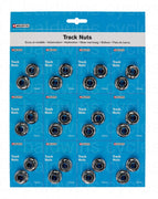 Weldtite 5/16" Track Nuts - 12 Pairs - 1 Card