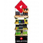 Weldtite Wooden Shop Stand (No Stock Included)