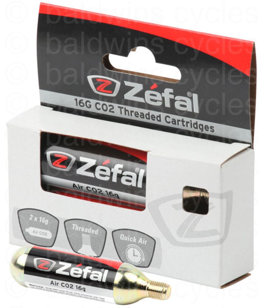 Zefal 16g CO2 Cartridge - 2 Pack