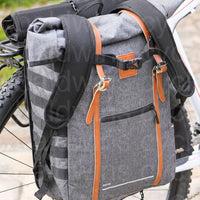 Zefal Urban Bike Pannier / Backpack in Grey (27L)